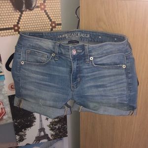 American eagle jean shorts